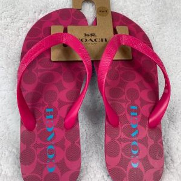 Coach Signature C Flip Flops - Picture 5 of 12